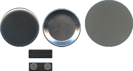 56 mm - 2"1/4 - BUTTON BADGES WITH MAGNETIC FITTING